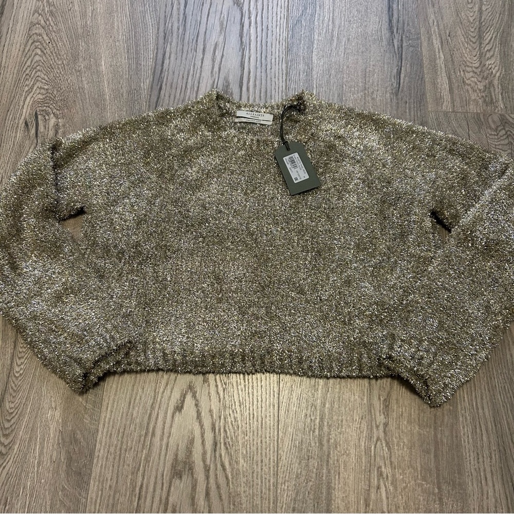 AllSaints Tinsel Sweater (silver)